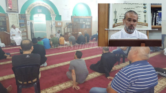 بالصور: امسية ايمانية في مسجد الزيتونة بمدينة الرملة في ذكرى الاسراء والمعراج